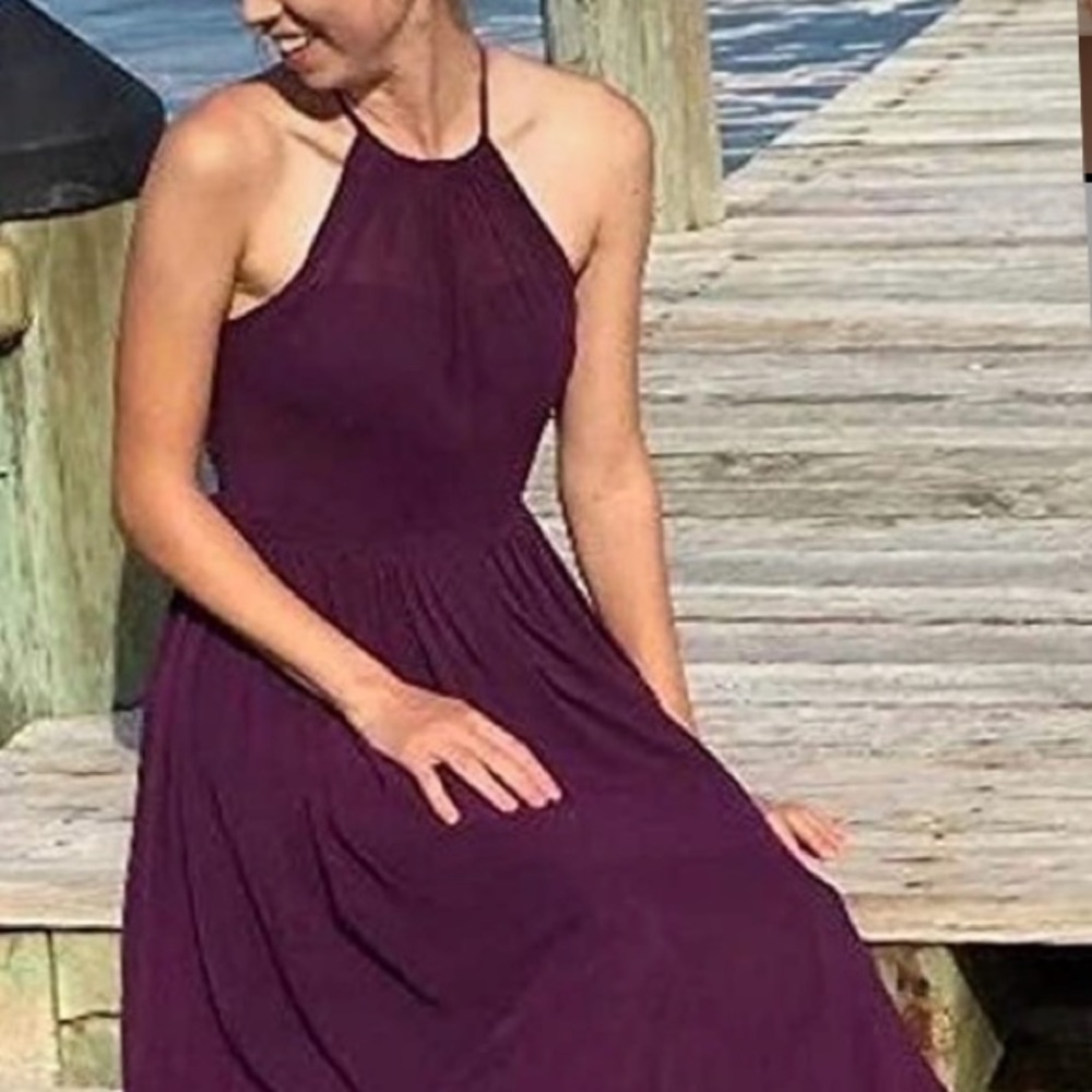 Plum Purple Prom/Bridesmaid Dress